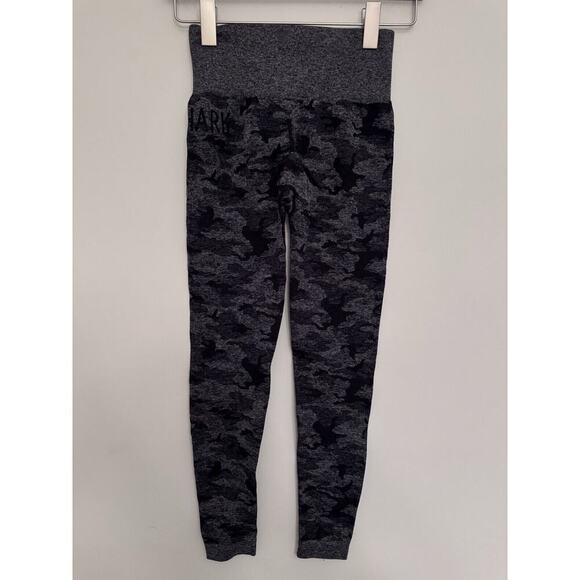 Gymshark Women's XS Gray Adapt Camo Seamless Stretch Leggings High Waist Scrunch - Picture 4 of 8